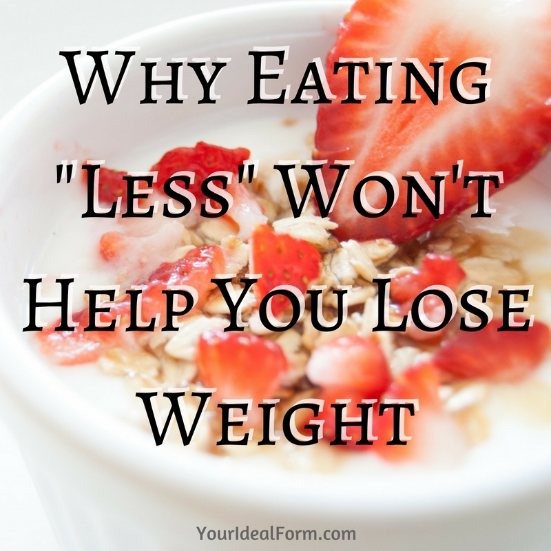 Why Eating Less Won't Help You Lose Weight | Your Ideal Form